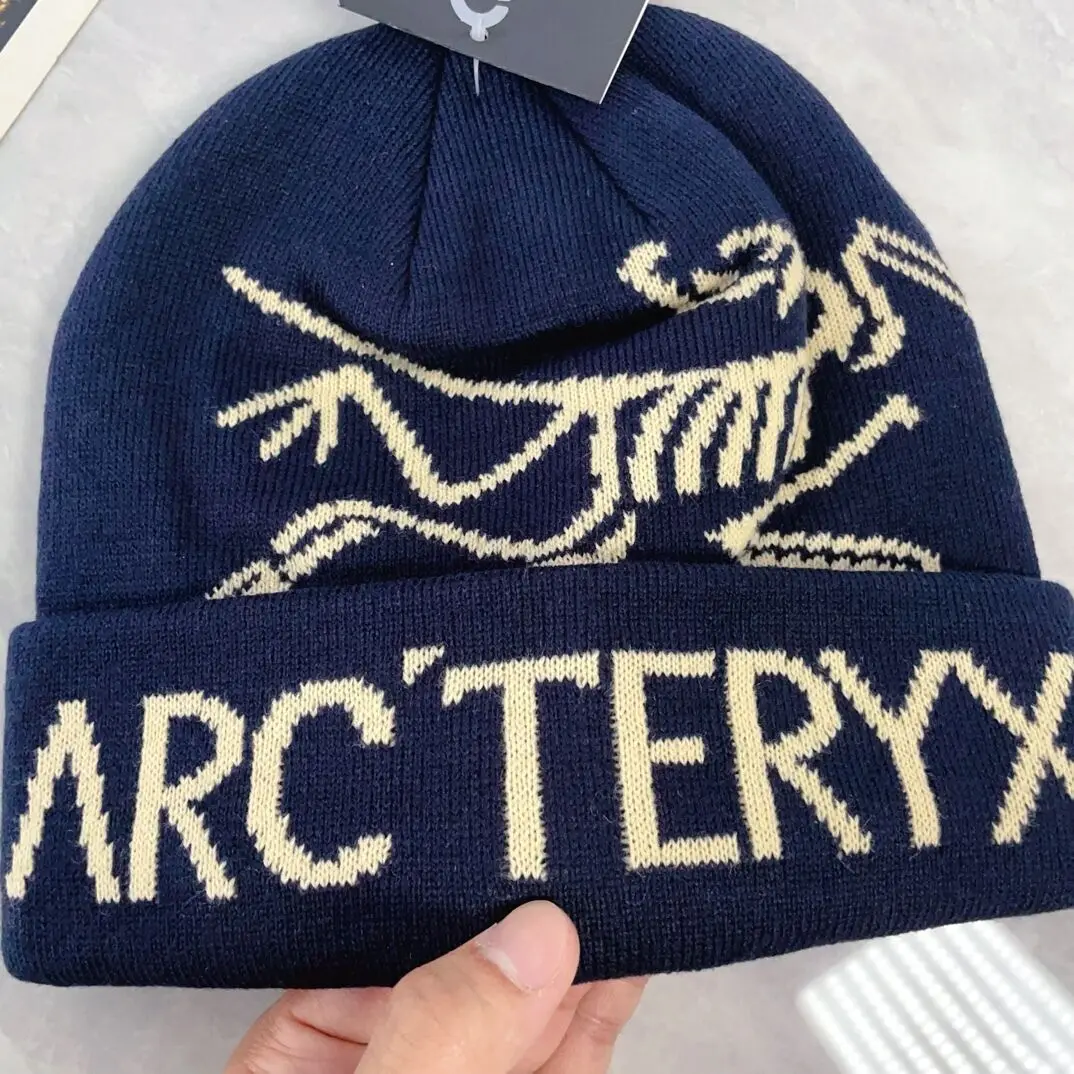 Arc 'teryx Трикотажные Шляпы Зимние Уши Мягкие Теплые Морозостойкие
