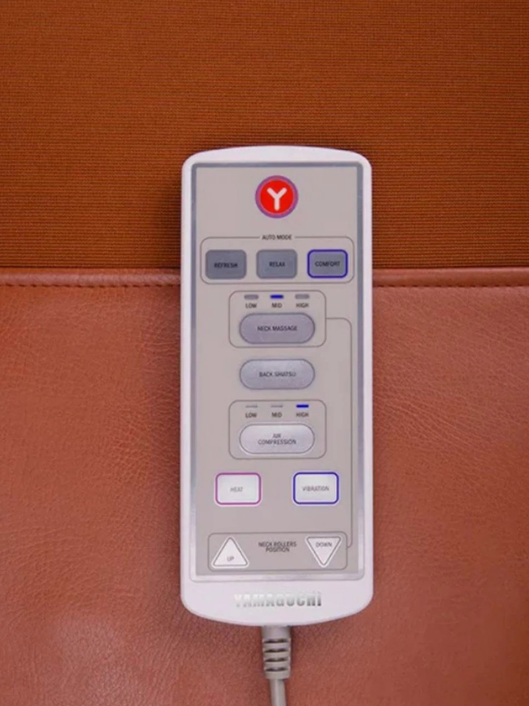 массажная накидка на кресло yamaguchi