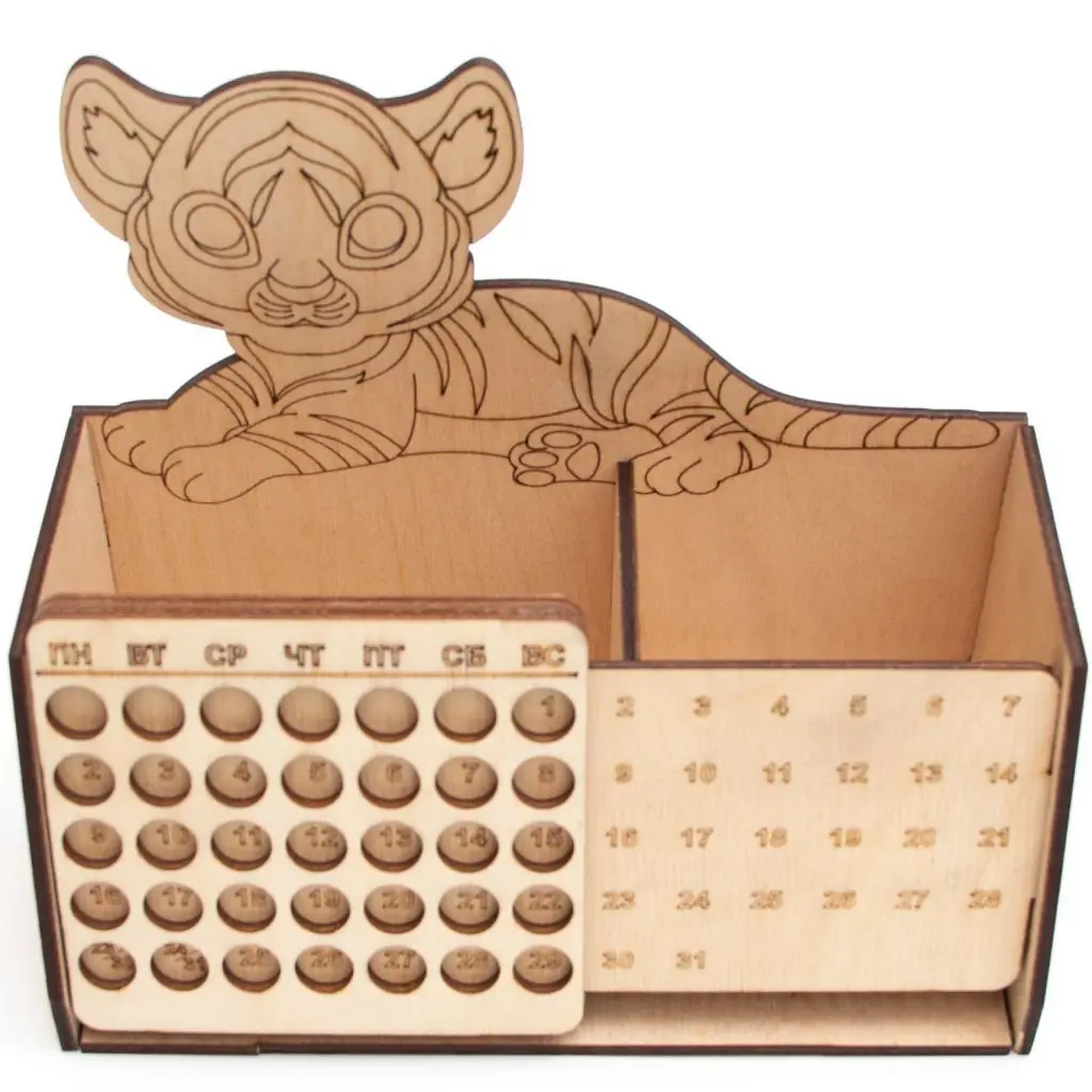 Деревянный вечный календарь (для росписи)