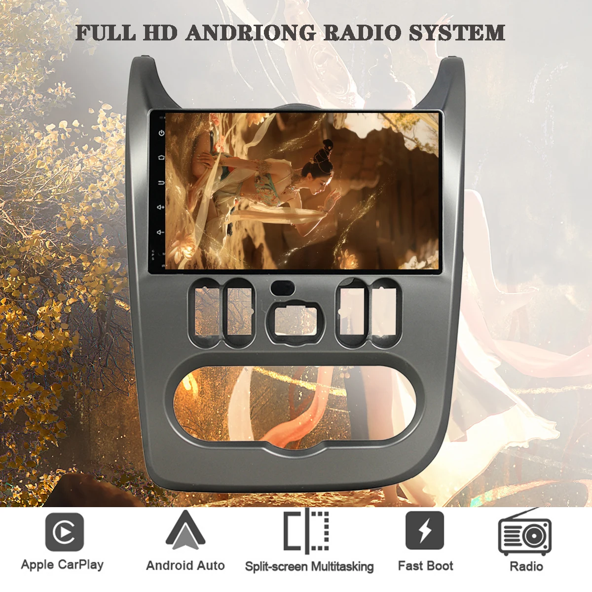 

Android 12 Автомобильный DVD стерео плеер GPS навигация Мультимедиа для Renault Duster/Logan/Sandero головное устройство автомобильное радио Видеосистема