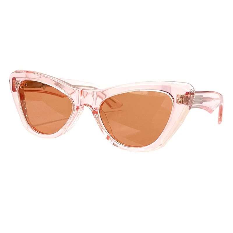 

New Arrival Acetate Sexy Cat Eye Sunglasses Women Designer Trendy Travel Outdoor Sun Shades for Female UV400