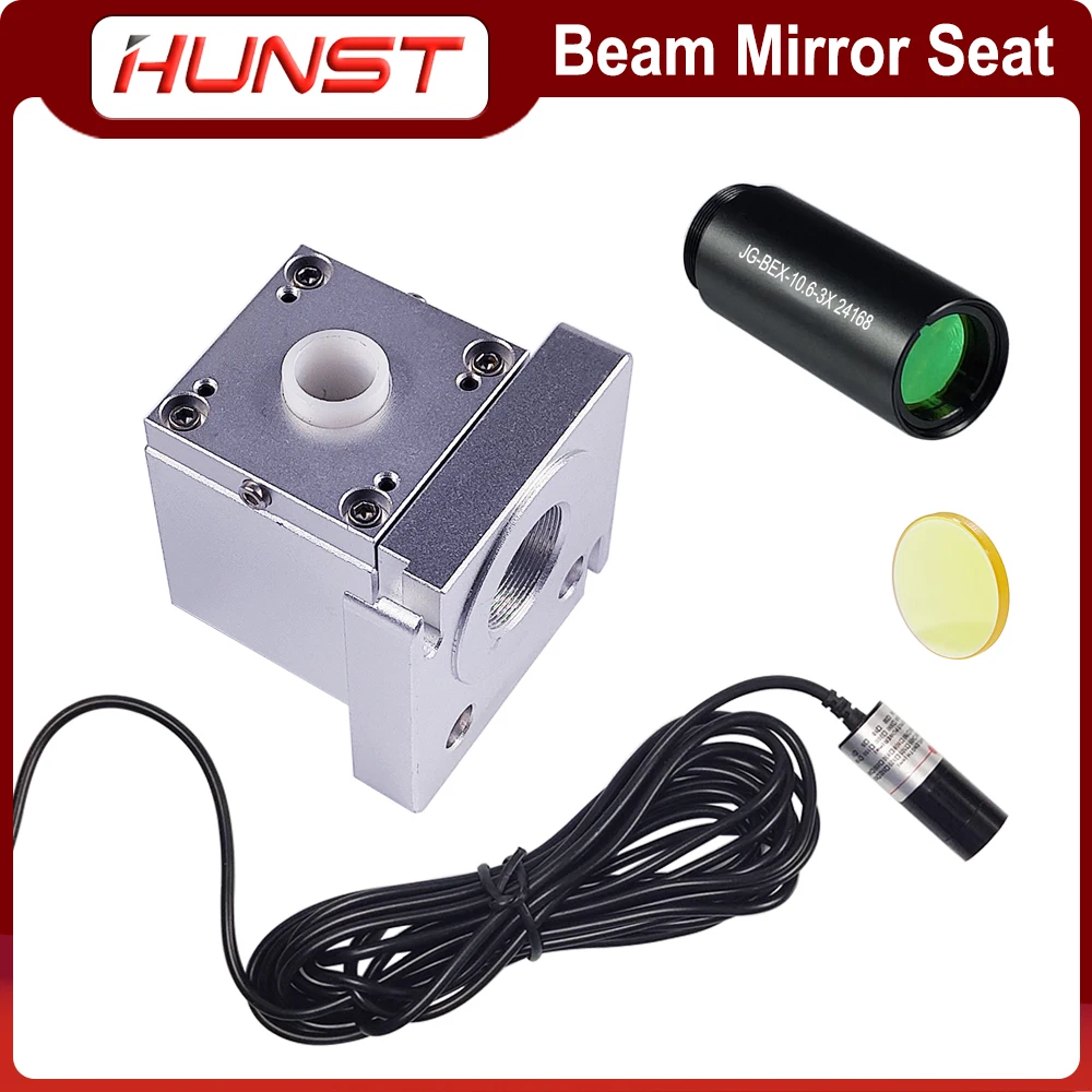 HUNST Beam Combiner Kit Optional with Red Light Indicator Beam Combining Mirror & Beam Expanding Mirror.