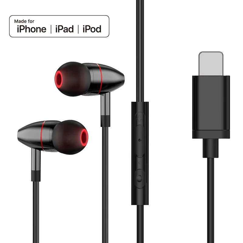 

Wired Headphones For IPhone 13 12 11 Pro Earphone For IPhones 7 8 Plus XS Max With Microphone Stereo Earbuds Bluetooth Earphones