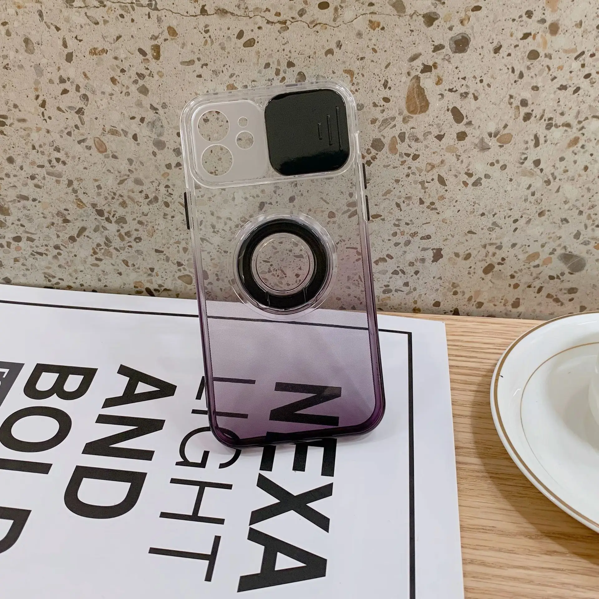 

Apple 14 Plus Gradient Dazzle Colour Push Window Following Stent Is Suitable For The Iphone14pro Max Transparent Epoxy Resin
