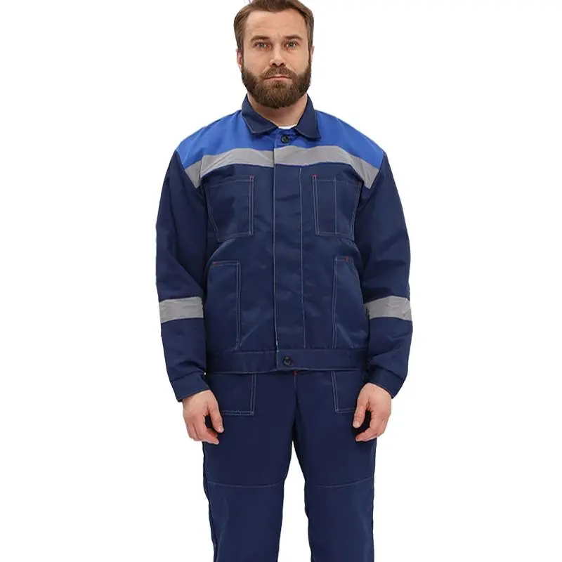 Рабочий костюм мужской &quotЛЕГИОН&quot куртка/полукомбинезон Т.СИНИЙ/ВАСИЛЁК