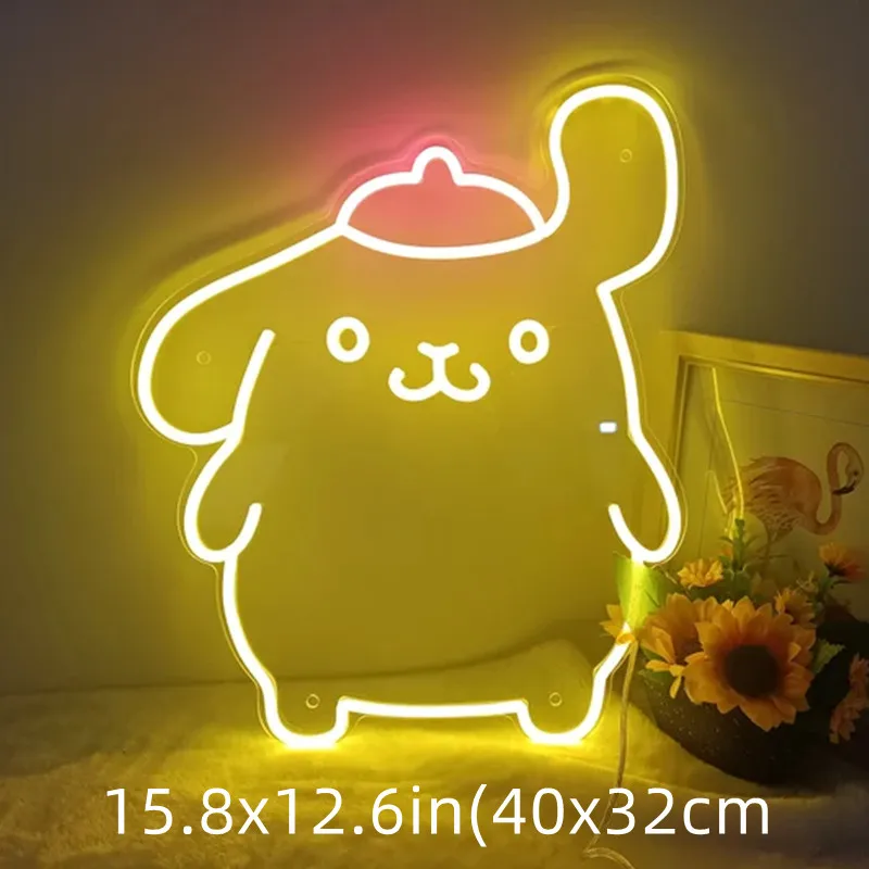 Неоновая вывеска на заказ аниме спальня/игровая комната/гостиная Настенный