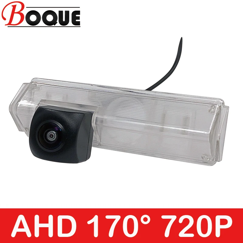 

BOQUE 170 Degree 1280x720P HD AHD Car Vehicle Rear View Reverse Camera for Mitsubishi Pajero Sport Dark Attrage Mirage G4 2008~