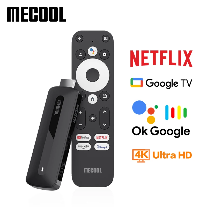 

Mecool KD3 4K TV Stick For Netflix Android 11 smart TV box With Amlogic S905Y4 2G+8G WiFi 2.4G/5G HDR 10 Media Player IP TV