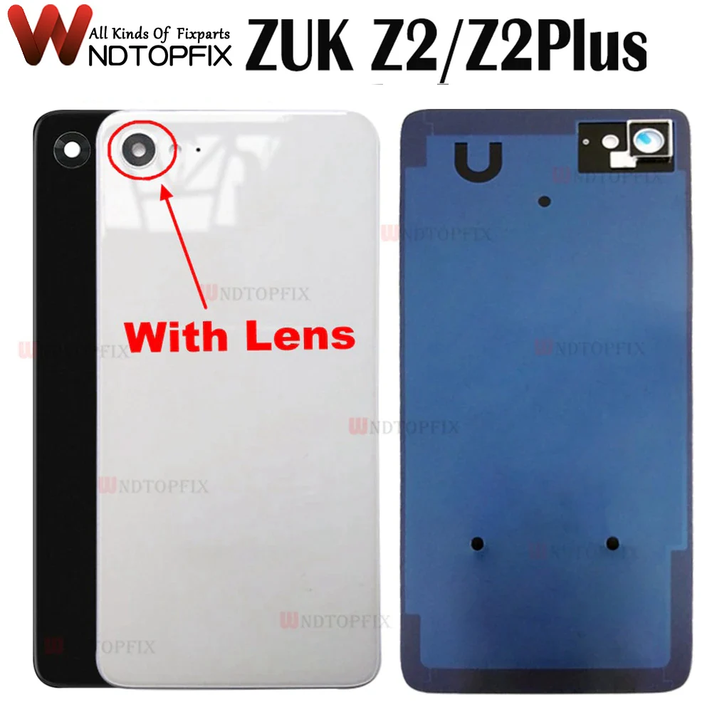 Новая задняя крышка для Lenovo ZUK Z2 стекло камеры PLUS аккумулятора + клей с объективом