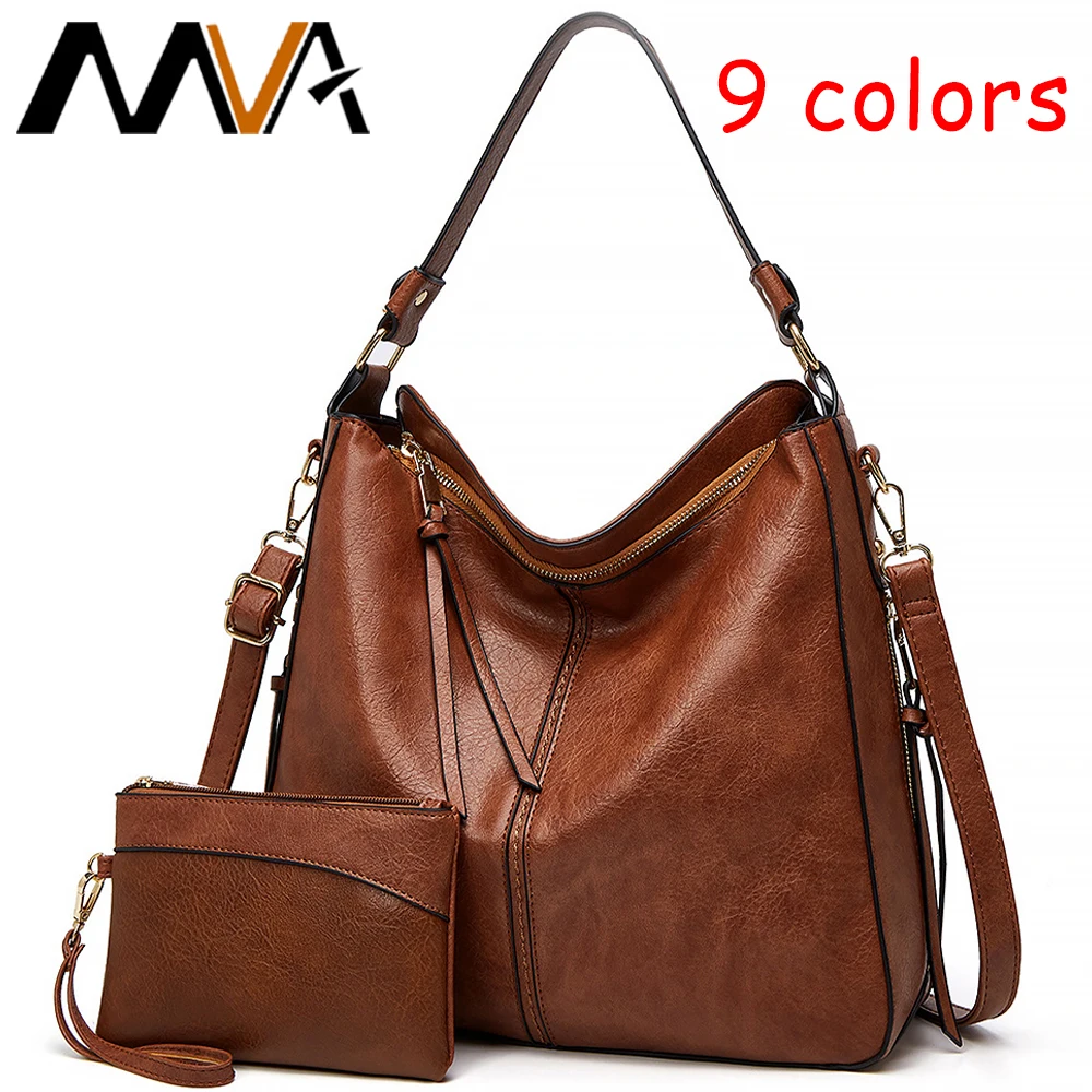 

MVA Bag Women Crossbody Shoulder Bags PU Leather Shopper Tote Bag For Work Christmas & Party Fashion sac a main femme Purse 6010