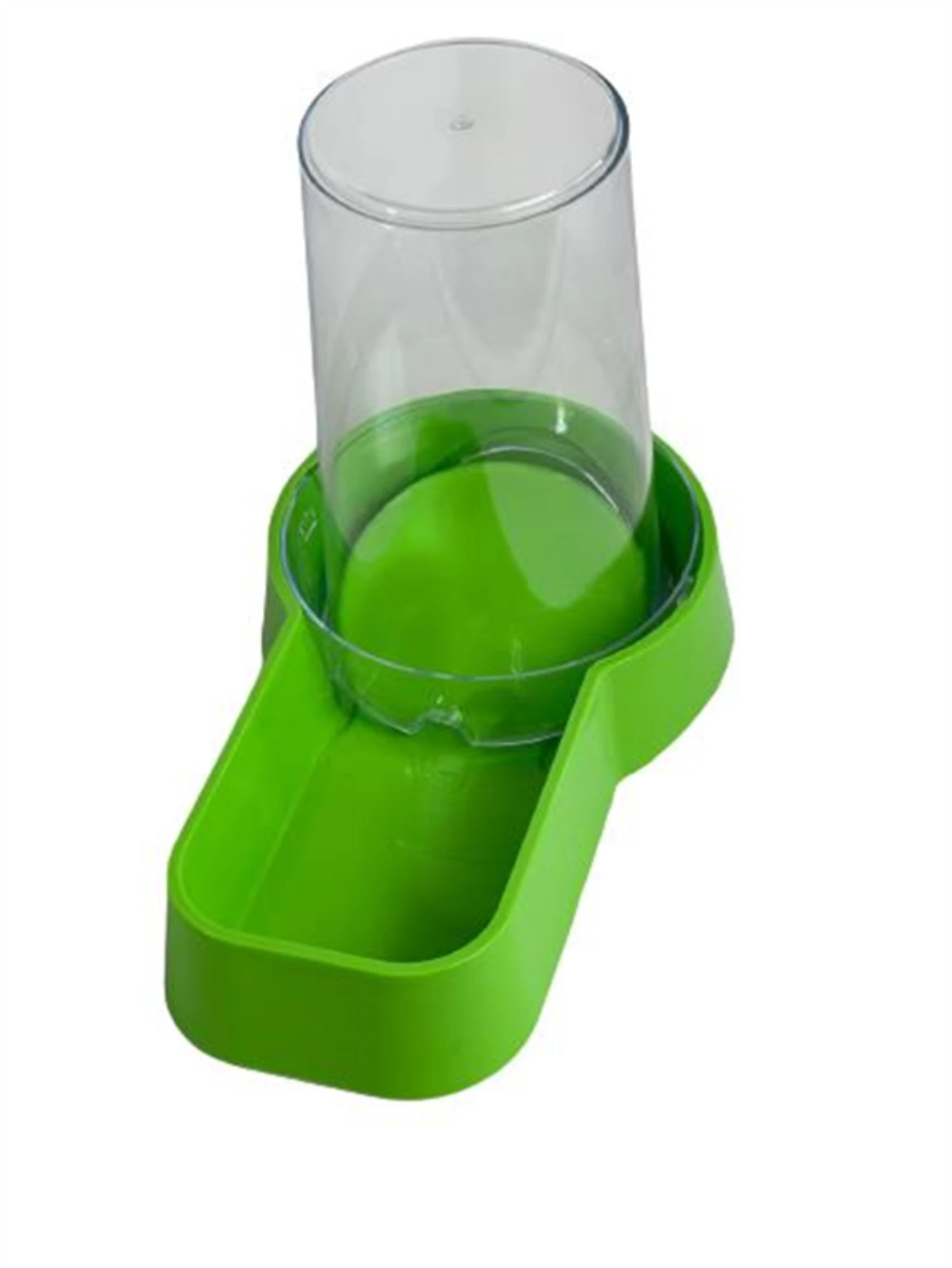 

Plastic Cat-Dog Food and Water Container with Glipet Bowl 1.5 Lt Square Light Green
