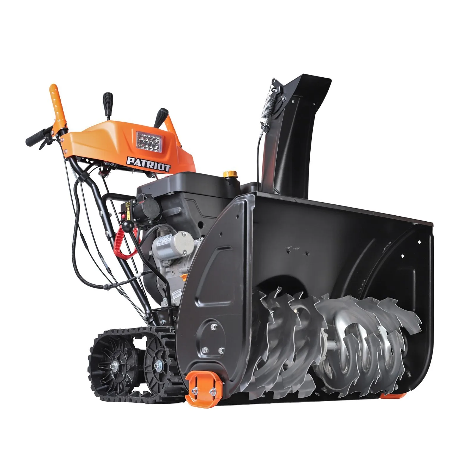 Снегоуборщик PATRIOT СИБИРЬ 110ЕТ 4Т 13 л.с. передачи 6/2 ковш 760 мм гусеницы