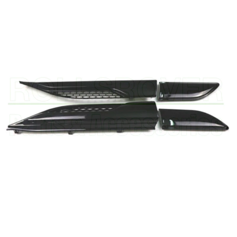 

ROLLSROVER Pair of Front Fender Molding Trim For Range Rover Evoque Gloss Black Replacement