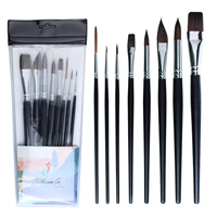 eval paint brush animal hair watercolor brushes set acrylic art brushes with tube for artist drawing gouache art supplies