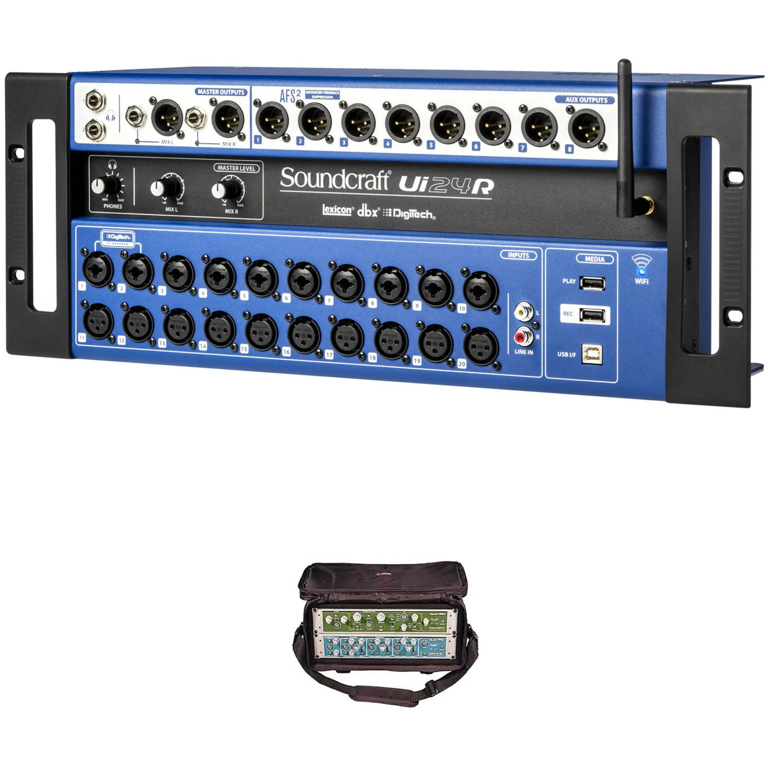 

Официальная покупка 100%, получите 2 бесплатных звуковых микрофона Soundcraft Ui24R 24 Ch, цифровые профессиональные звуковые миксеры, многоканальный рекордер