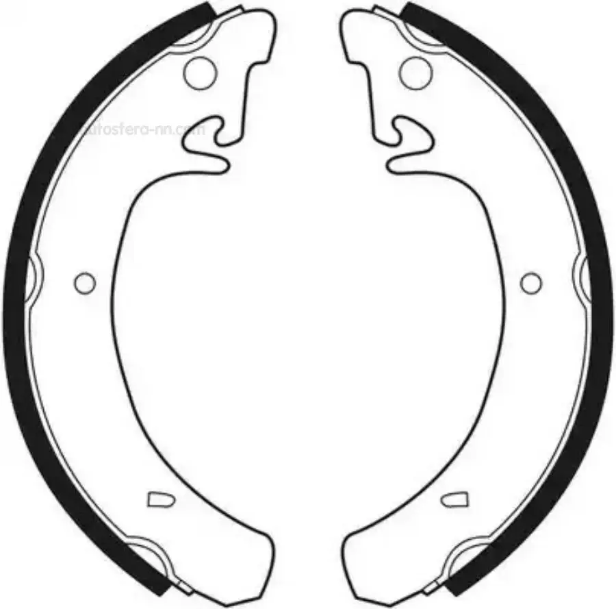 FERODO FSB240 Колодка тормозная 210815111719217072219094 зад кт |