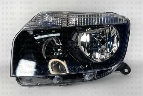 Фара Lh (левый) (Черная) Duster 1 (2011-2020) Jorden Jh07dus10001bl Jorden арт. JH07DUS10001BL