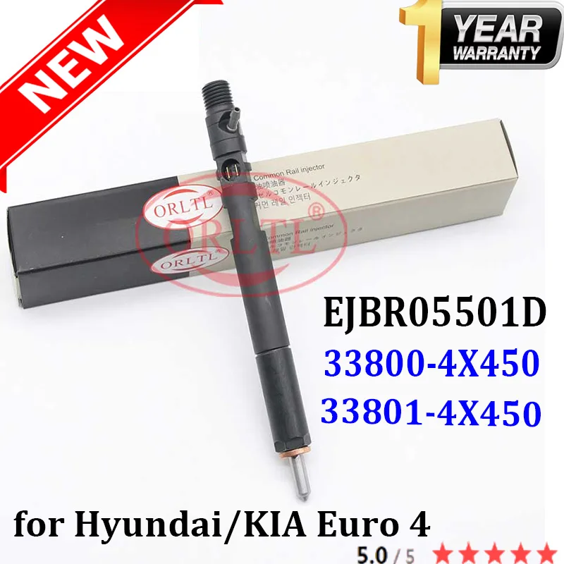 

EJBR05501D Новая форсунка дизельного топлива для Hyundai/KIA BONGO K2900 2.9L 33800-4X450 33801-4X450 ORLTL