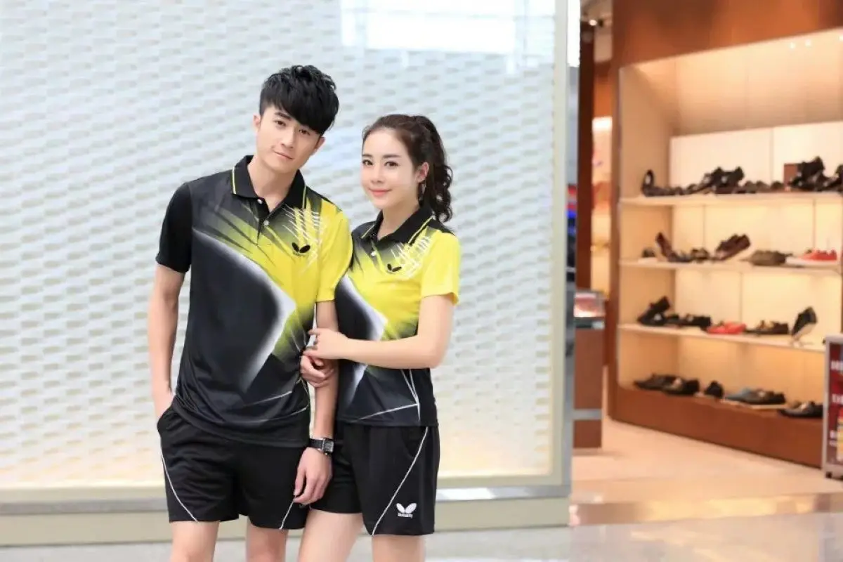 Men Women Tennis T-Shirt Quick Dry Tennis T Shirts Badminton Table Tennis Clothes Man Athletic Tops Tee Sports Suits