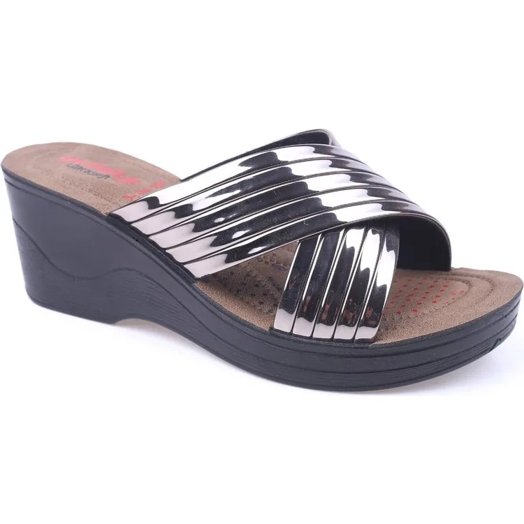 Walkenzo YLDZ-2478 кроссовки из лакированной кожи анатомические повседневные женские тапочки