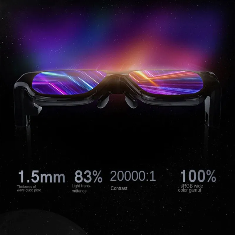 

High Tech INMO AR Bluetooth All In One 3D HD Stereo Cinema Smart Polarized Glasses Wireless Projection VR Steam Games Sunglasses