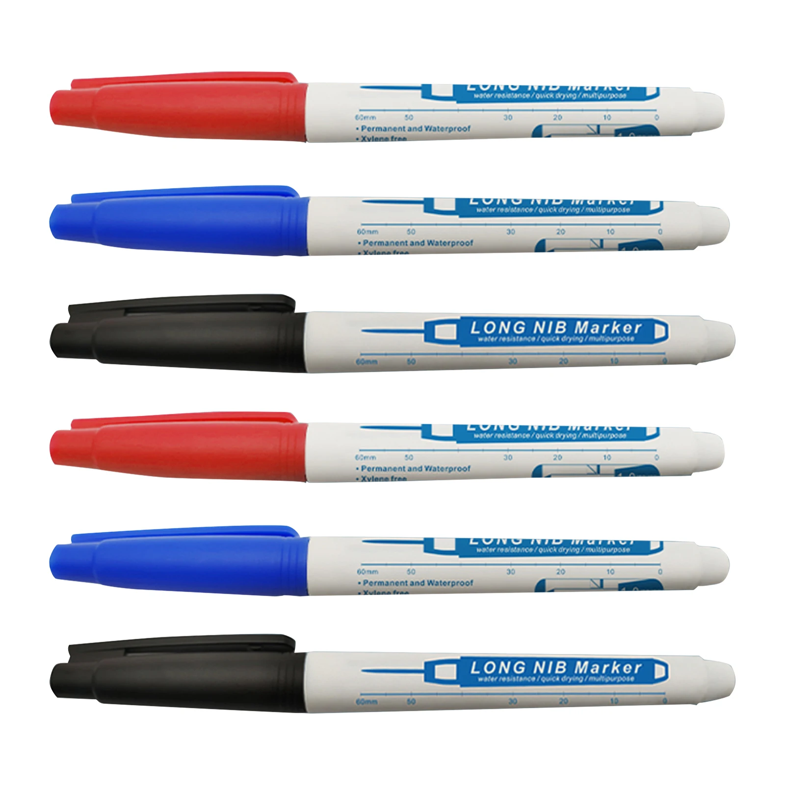 Прочные маркерные ручки с глубокими отверстиями из полипропилена + углеродистой