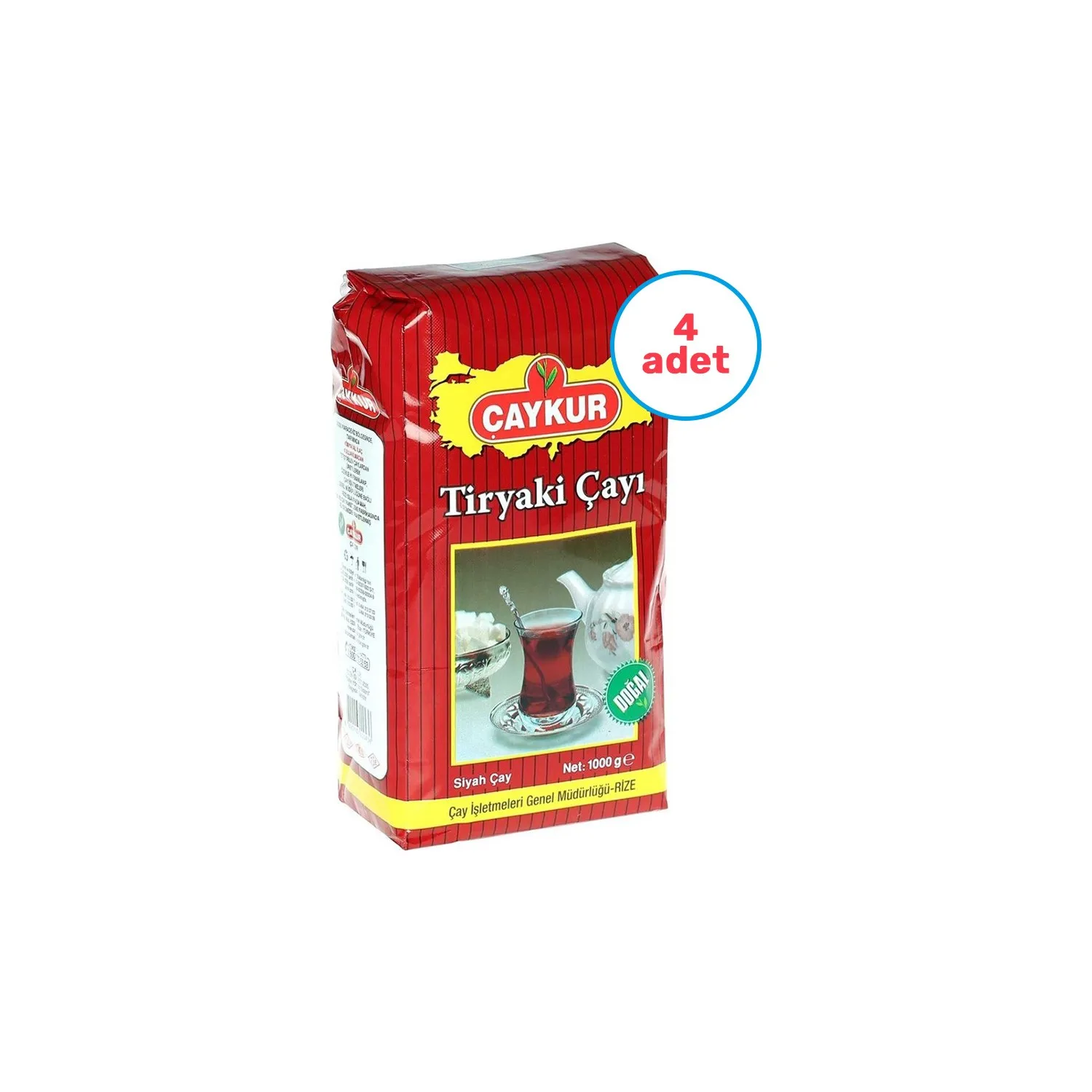 Çaykur 4 стакана чая для пьющих