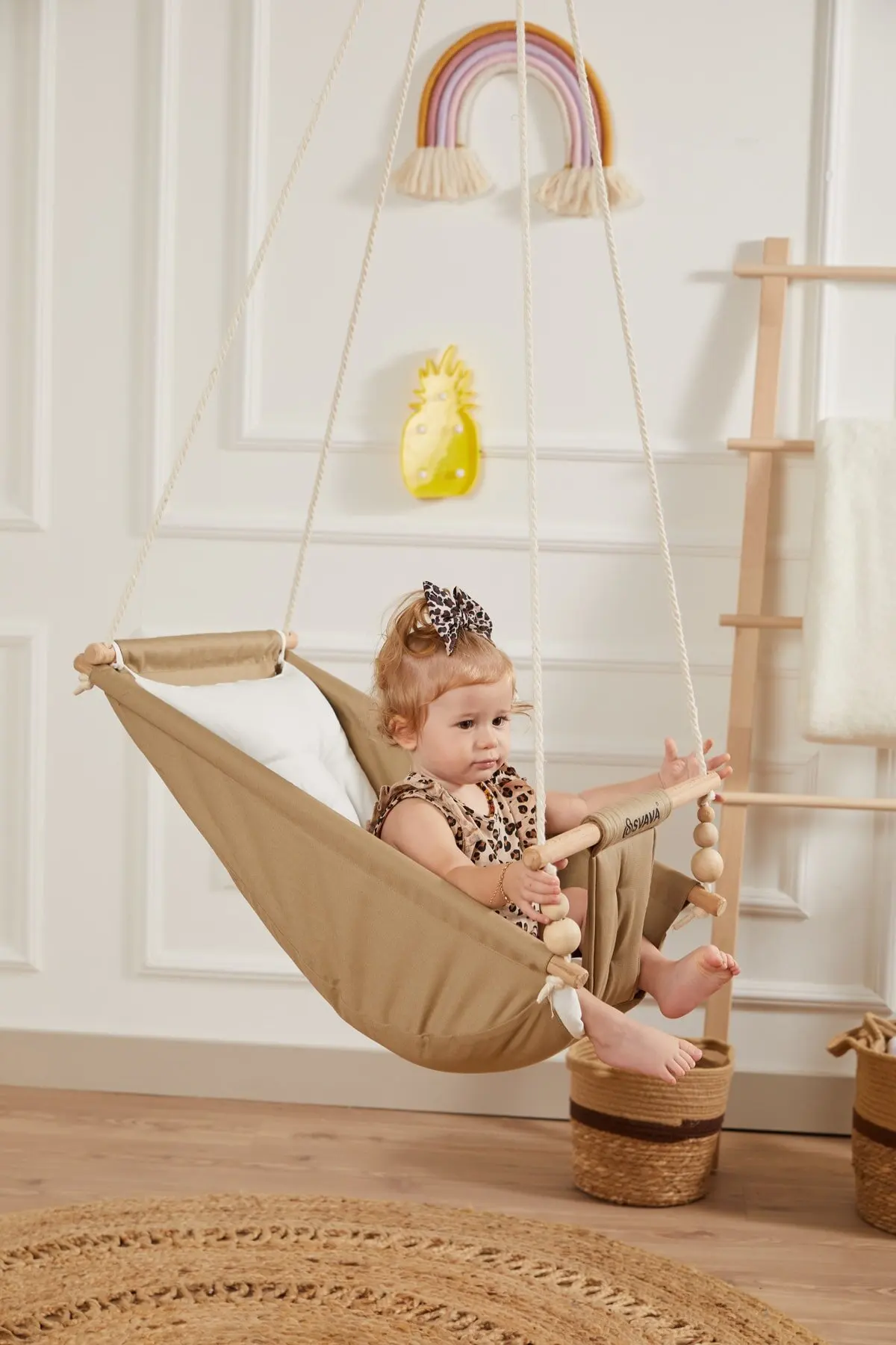 2022 Baby Swing Play Activity Children Hammock Fun Hanging Boys Girls Babies Kids Safe Toy Rocking Chair Canvas Seat Models good