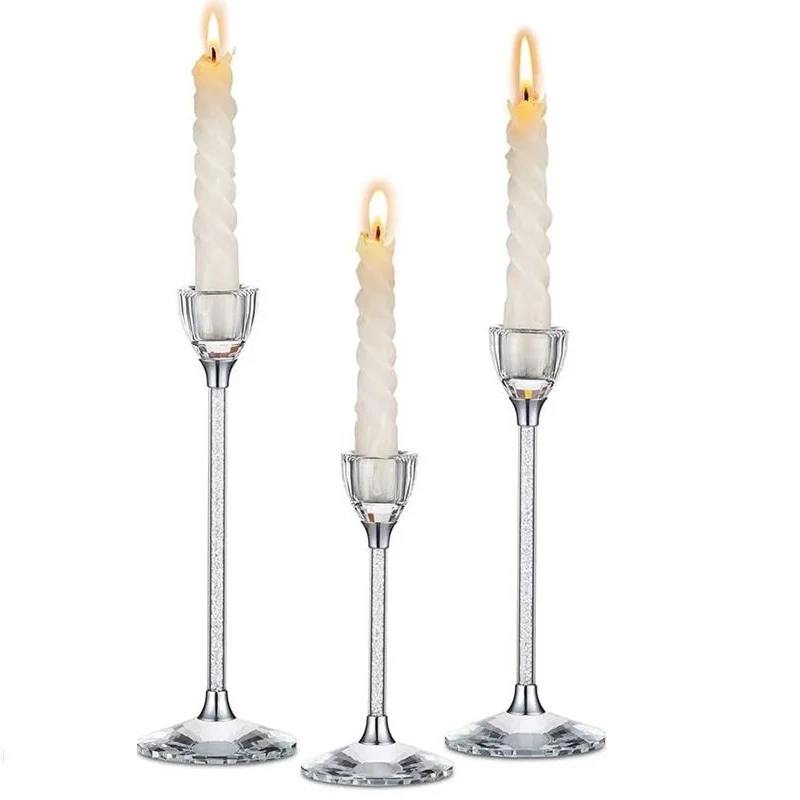 S For Taper Candles Decorative Candlestick Holder For Wedding Dinning Party Fits Standard Sized Taper Gift