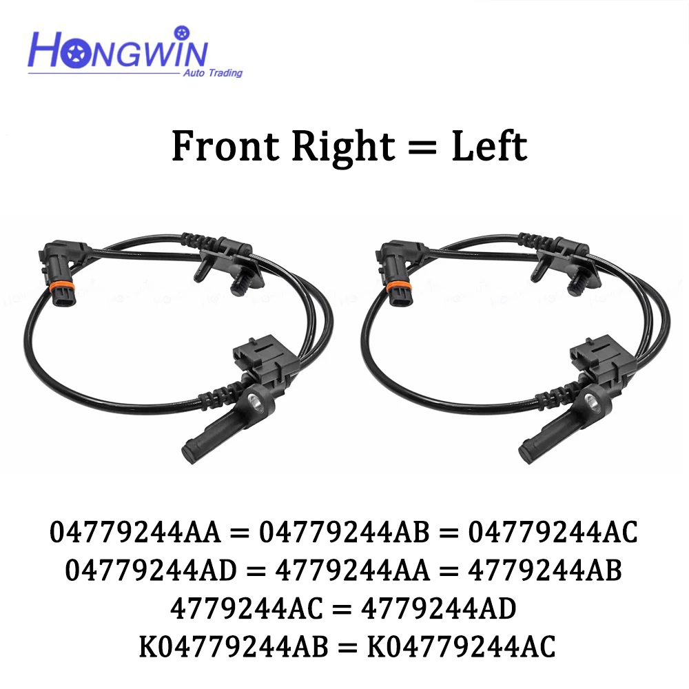 Датчик скорости переднего левого и правого колес ABS для Chrysler 300C 300M Aspen Cirrus Crossfire 2004 + 04779244AA 04779244AD 04779244AC Датчик скорости переднего левого и правого колес ABS для Chrysler 300C 300M Aspen Cirrus Crossfire 2004 + 04779244AA 04779244AD 04779244AC