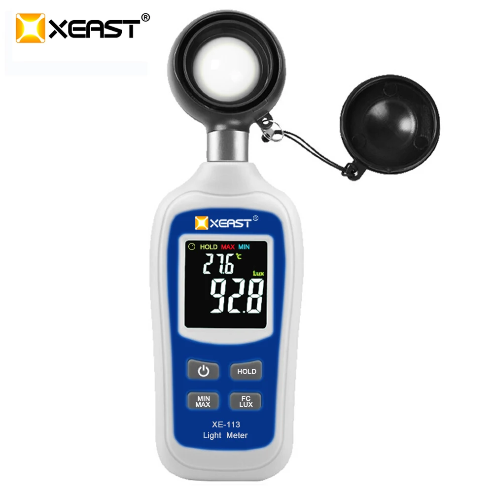 

2022 XEAST Hot Sales Lux/Fc Photometer Enviromental Tester Digital LED Light Lux Meter Photography Illuminom