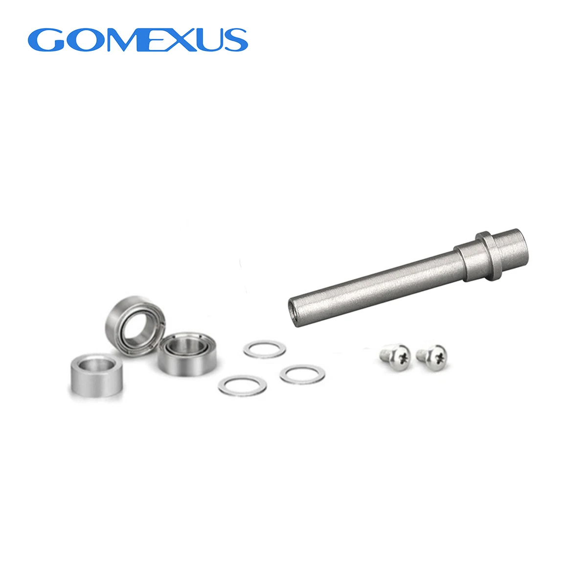 Gomexus Alloy Reel shaft and bearing for shimano daiwa ryobi peen Baitcatsing Spinning Reel Handle Parts