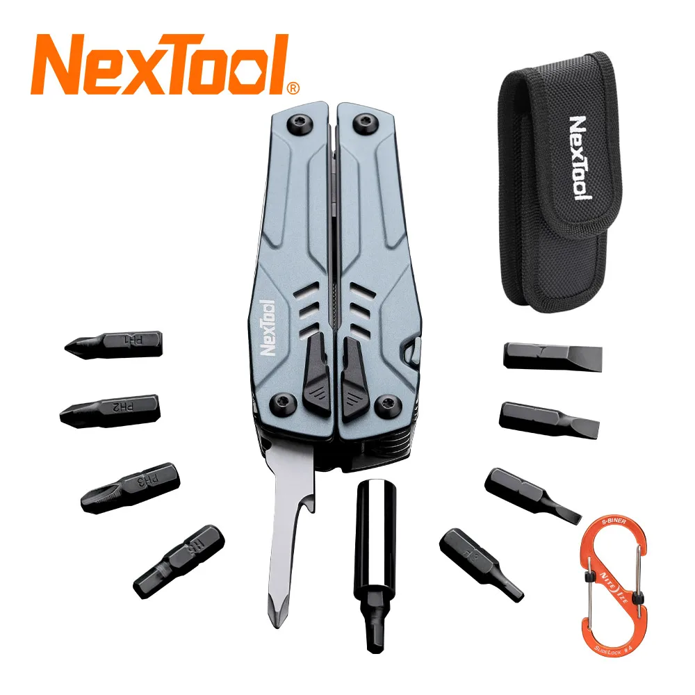 

NexTool 14 IN 1 Multi Plier WoodWorking Saw Tools Multifunctional Folding Pocket Knife With Bag Hand Tools Cutters Multi-tool