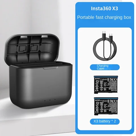 Зарядное устройство и аккумулятор Insta360 X3 для Insta 360 ONE X 3 - изображение