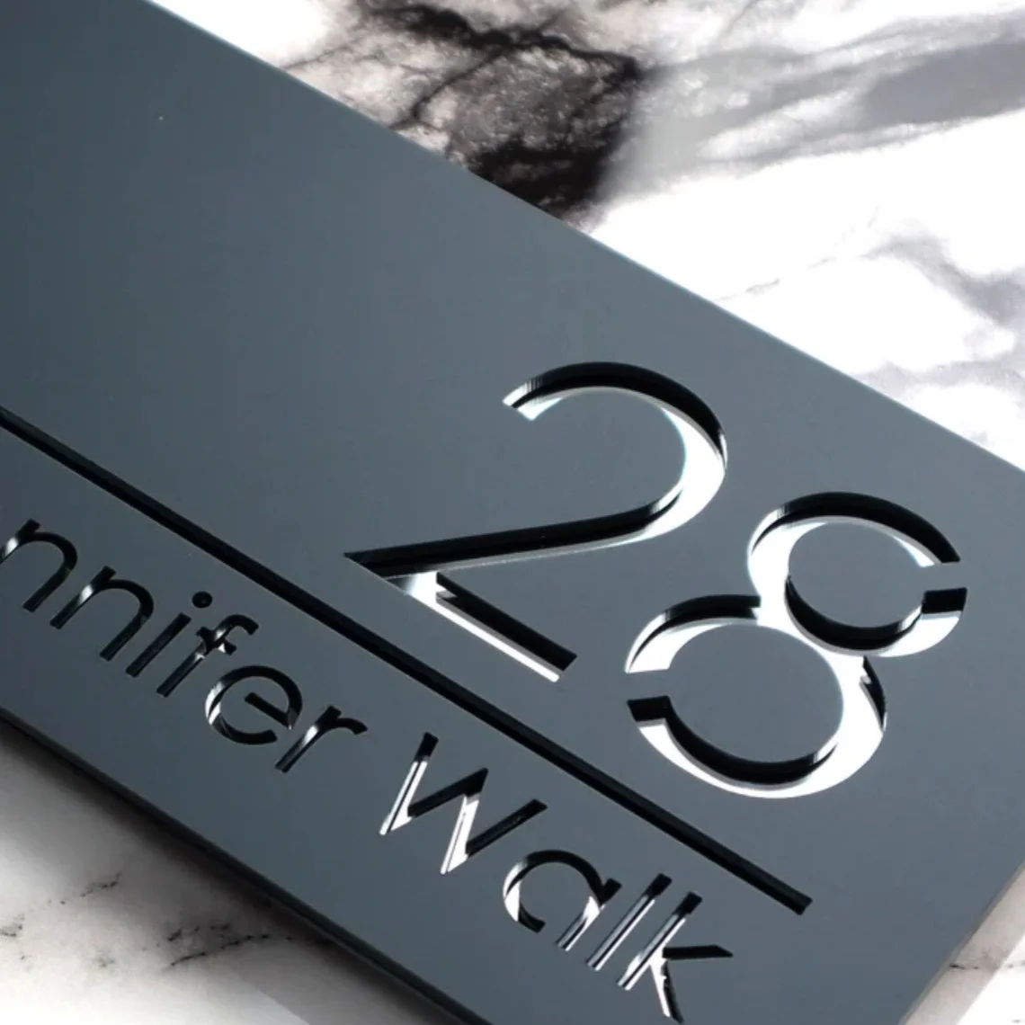 Настенные таблички для дома прецизионная лазерная резка акриловая вывеска с