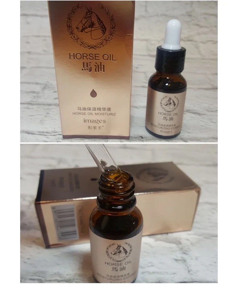 Шампунь с лошадиным маслом BIOAQUA 300 мл+ Сыворотка для лица Images Horse Oil essence 15мл. -