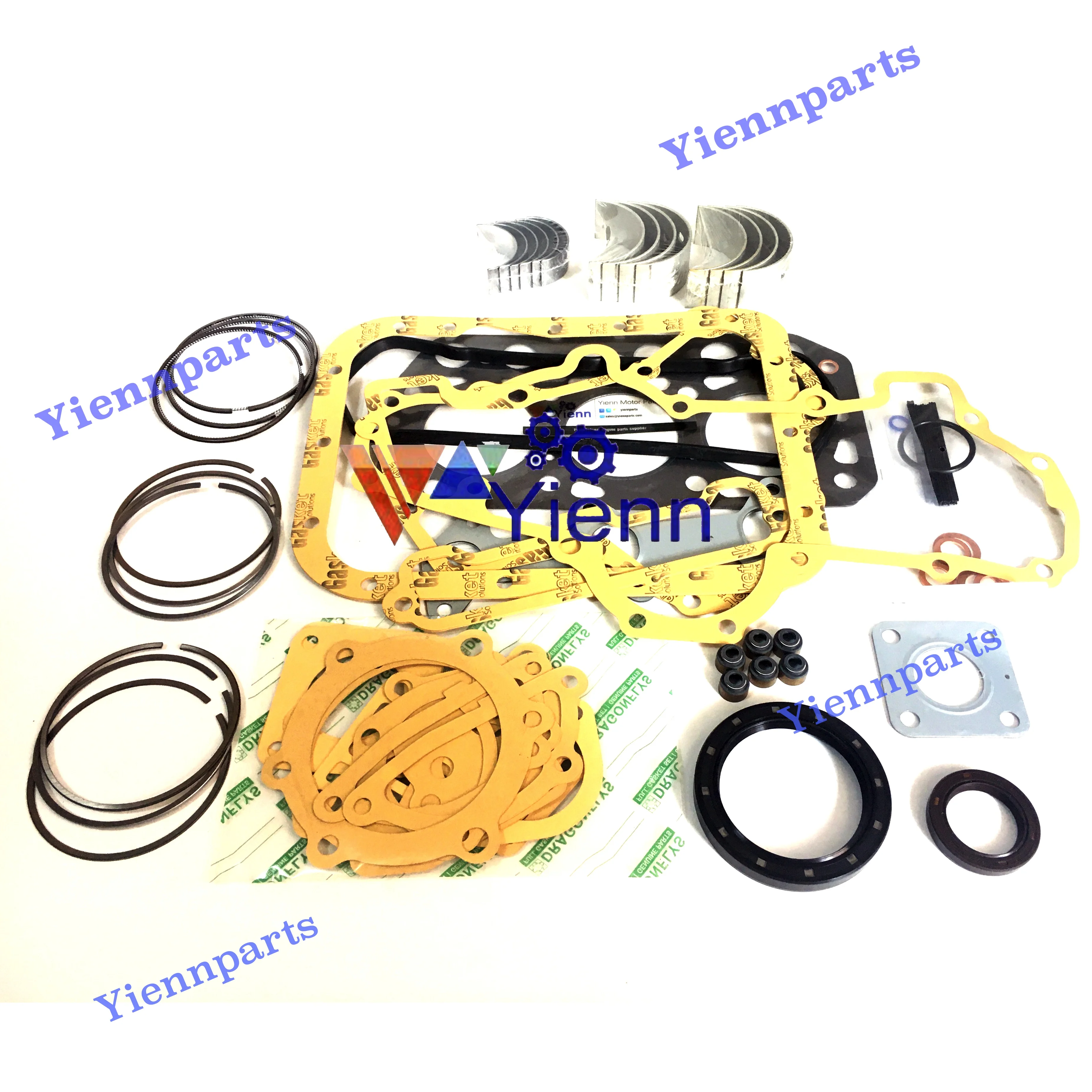 

3D88E 3D88E-3 3D88E-5 Overhaul Re-ring Kit With For Komatsu Engine Repair Parts Loader Mustang 350Z NXT2 2026 Excavator PC35MR-3