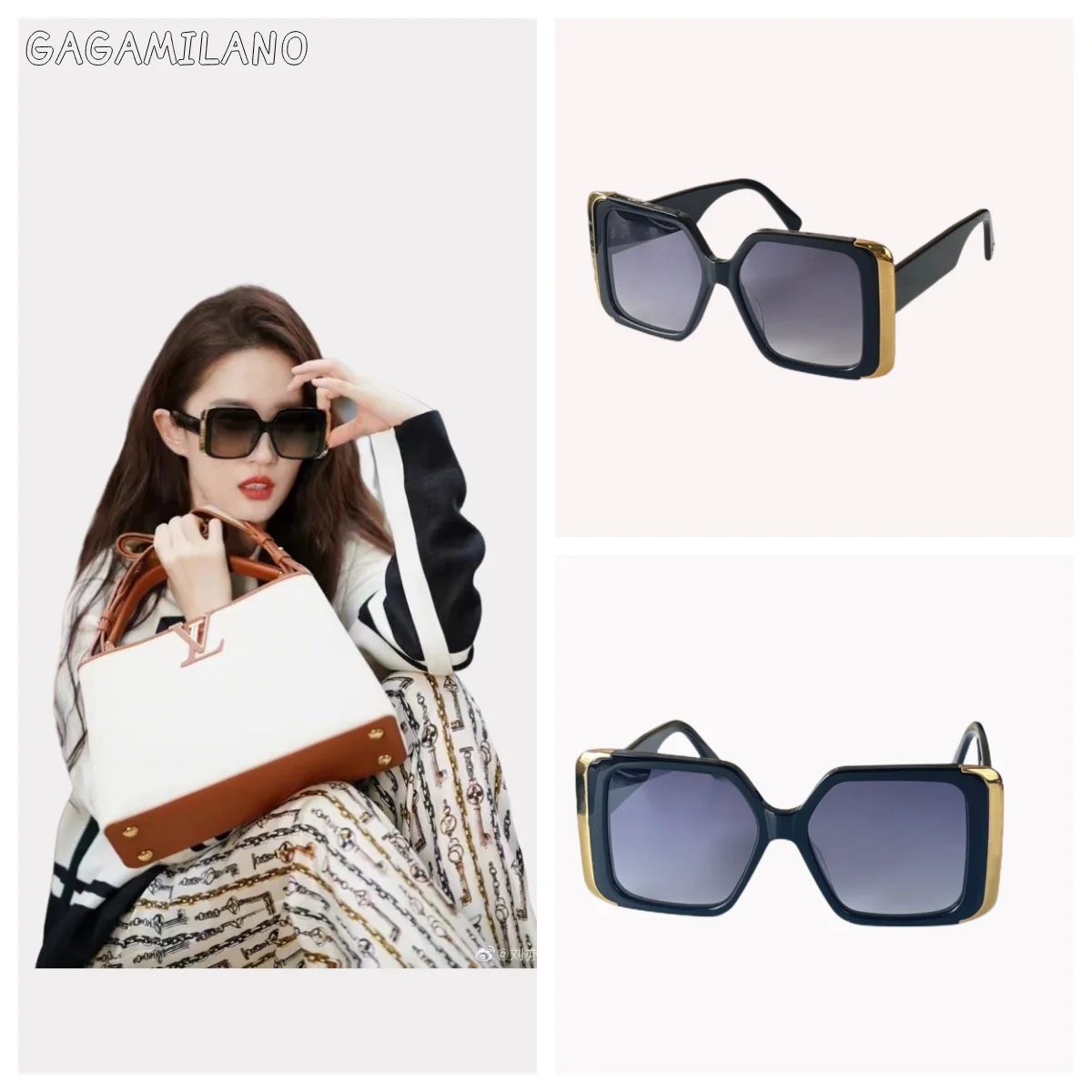 

Sunglasses Men's and Women's 2023 New Model Big Brand Design Whit Original Box High Quality Acetate Material Unisex Couple Model