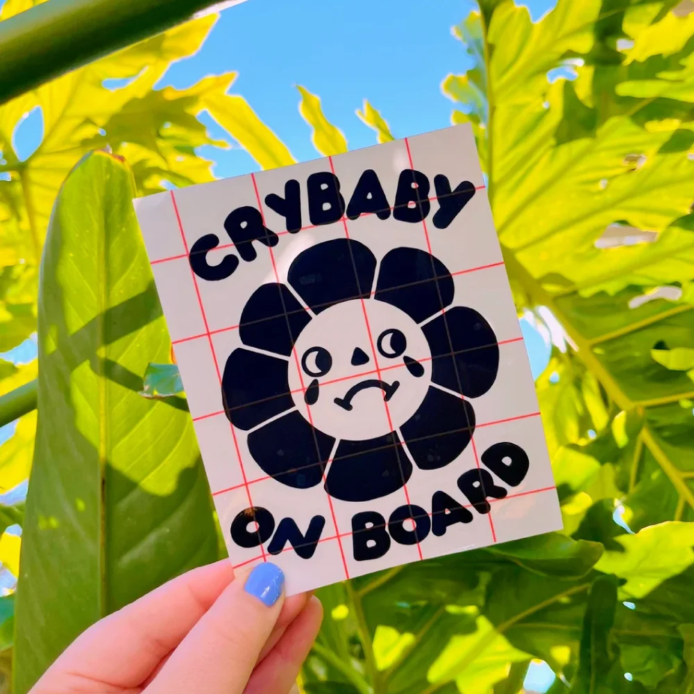 

Baby on Board Car Stickers Cute Design Vinyl Decal Auto Exterior Decoration Accessories Car Bumper Sticker Window Decals