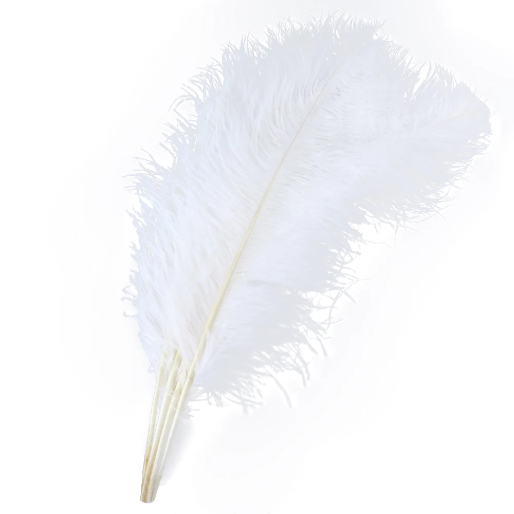 

Wholesale Black White Natural Ostrich Feathers Carnival Party Wedding Crafts Home Decoration Ostrich Plume Bulk 70-75cm