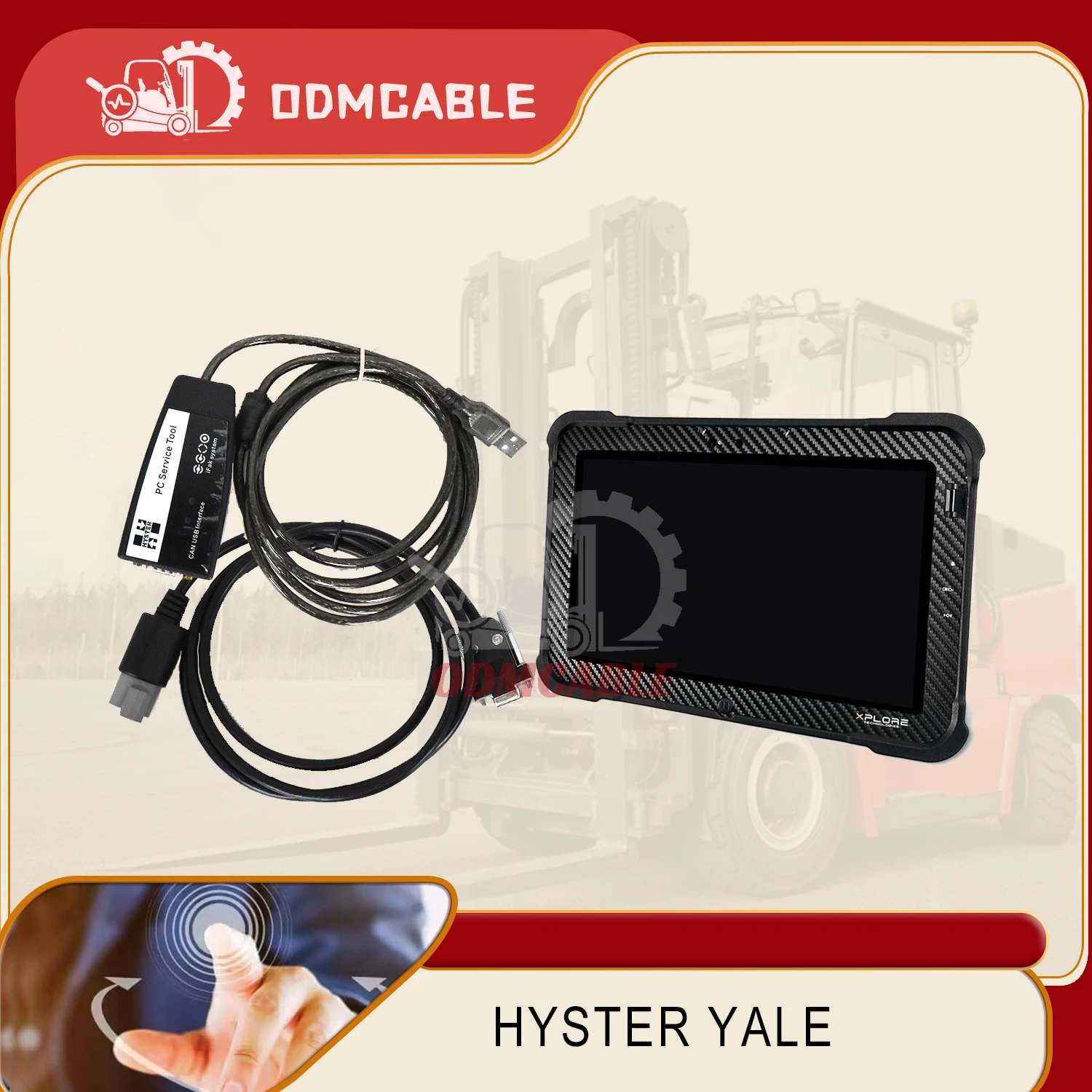 Xplore планшет автоматический диагностический сканер для Yale Hyster инструмент