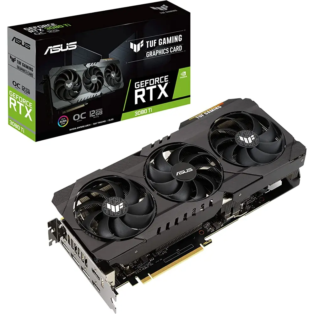 

100% AUTHENTIC BUY 2 GET 1 FREE A S U S TUF Gaming GeForce RTX 3080 Ti OC Edition Graphics Card 12GB