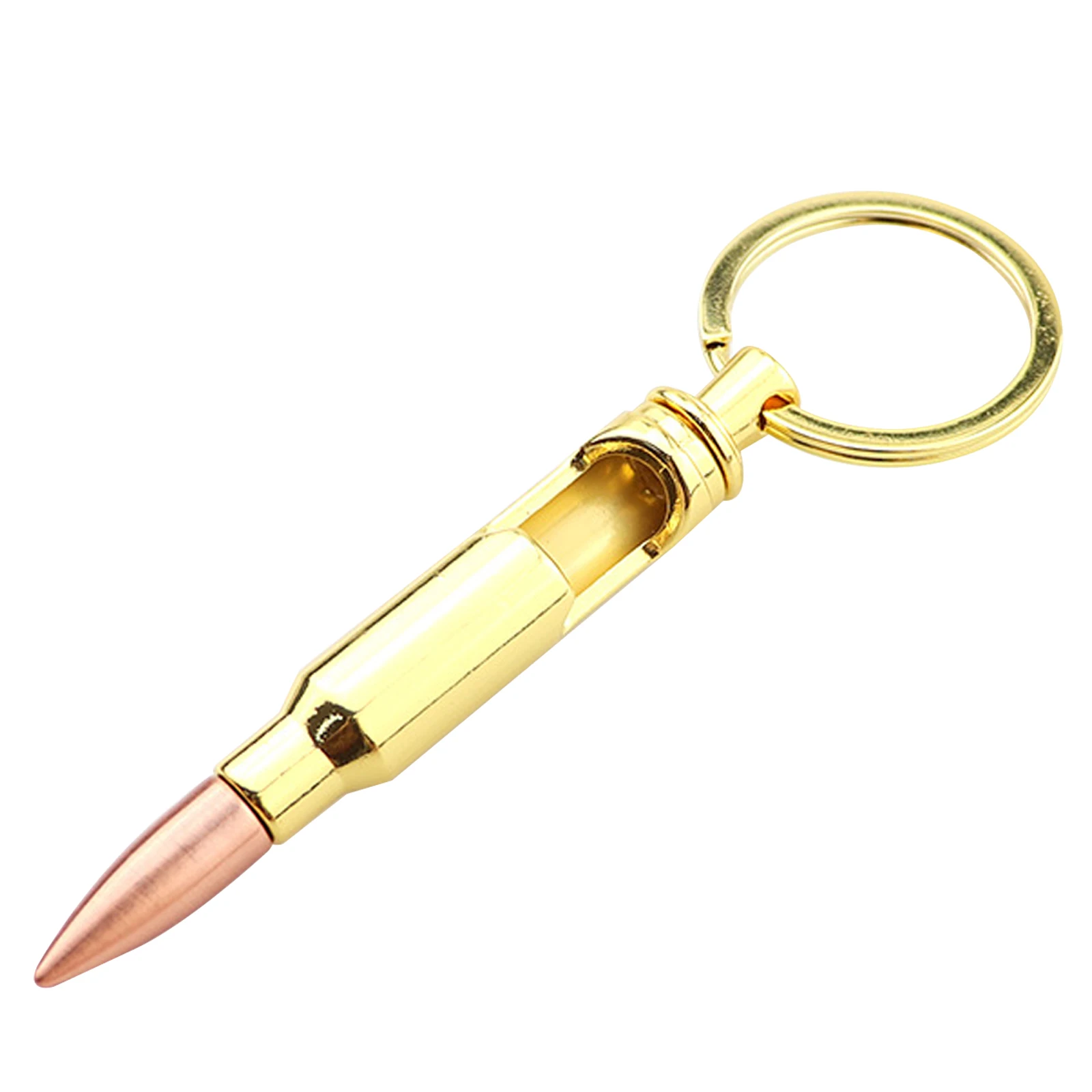 Уникальный брелок в виде пули с функцией открывалки для пива