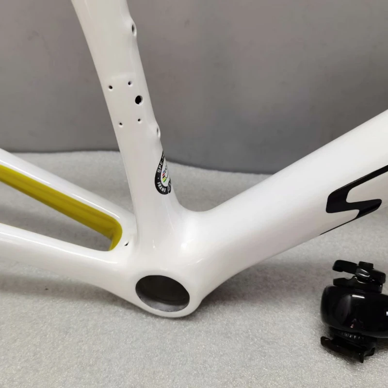 

Рама для шоссейного велосипеда SL6 T1100 V, белый полностью из углеродного волокна, тормоз с ободом, велосипедные гоночные комплекты, Тайвань