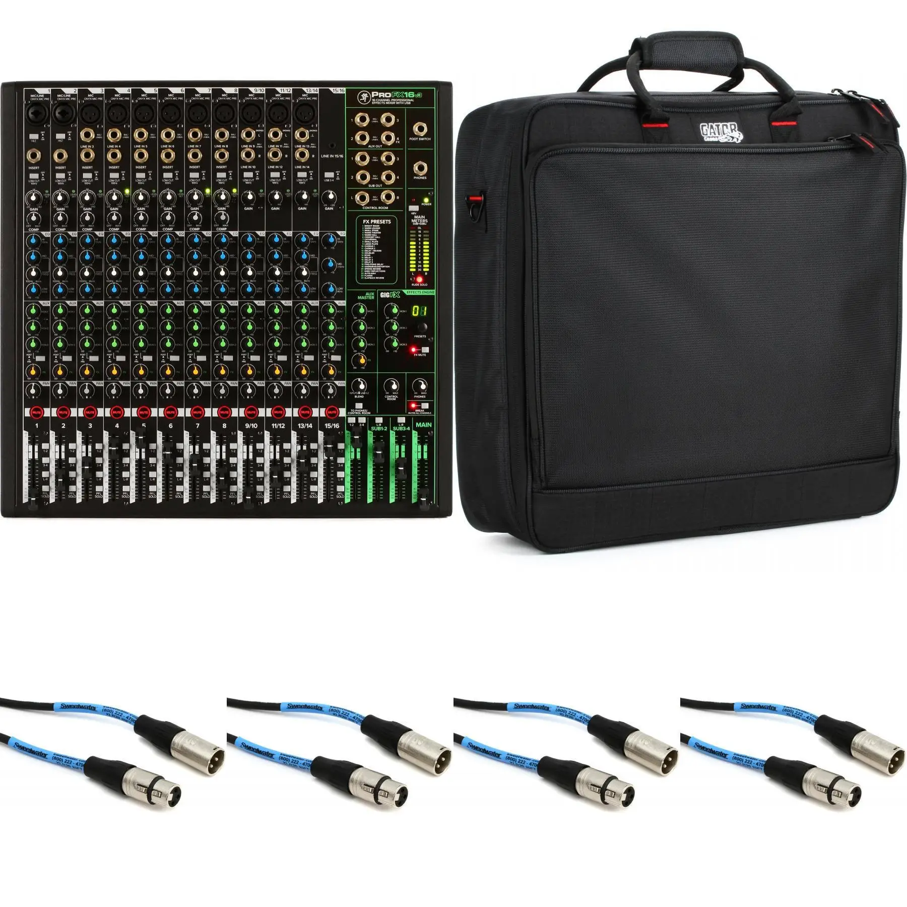 

Большая скидка на Mackie ProFX16v3 16-канальный Миксер с USB и эффектами