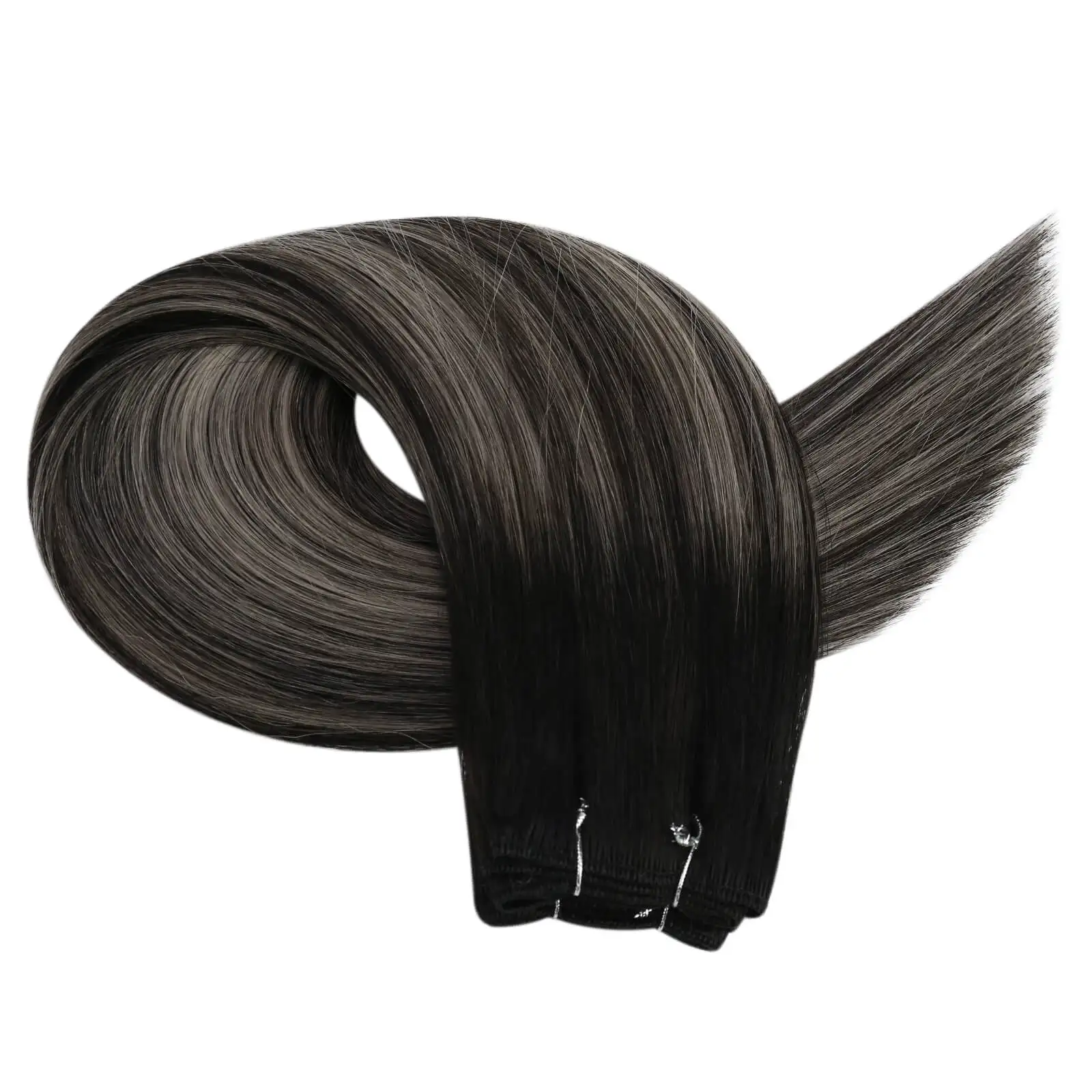 LaaVoo Virgin Weft Наращивание человеческих волос 50 г и 100 16-24 дюйма 100% настоящие прямые