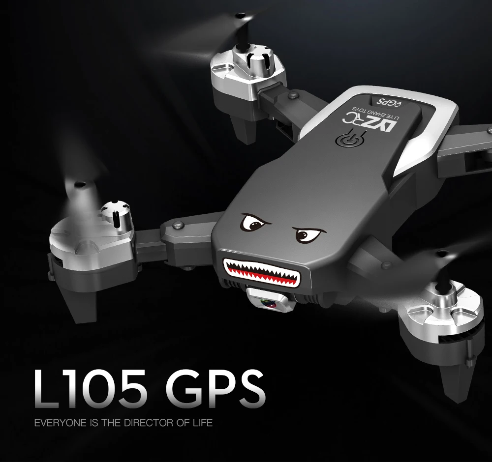 

L105 Drone Pieghevole Transfrontaliero Posizionamento Gps Ritorno 4K Hd Fotografia Aerea Quadricottero Telecomando Aereo