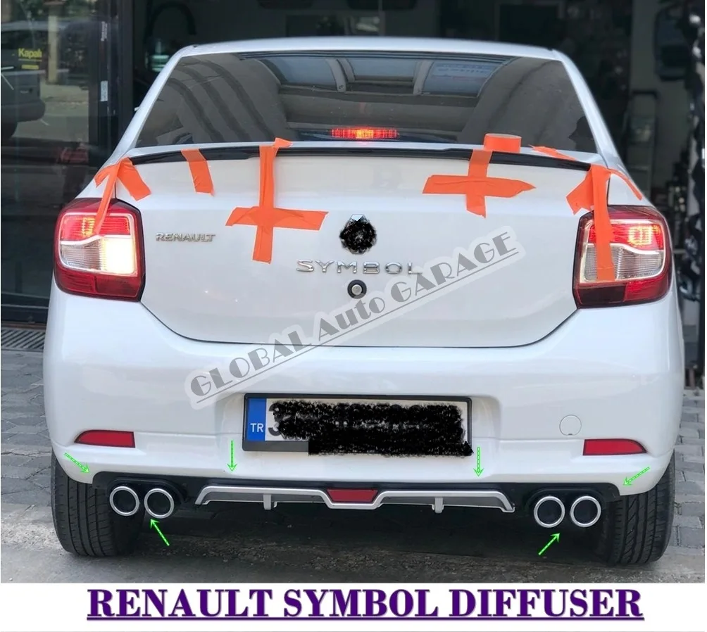 

Насадка-удлинитель для заднего бампера Renault