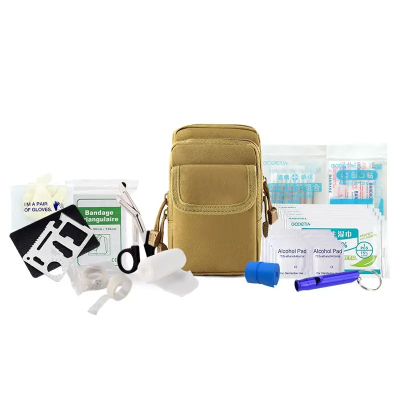 

Outdoor emergency kit, mountaineering rescue supplies, portable tactical kit, camping reserve, safety first aid kit