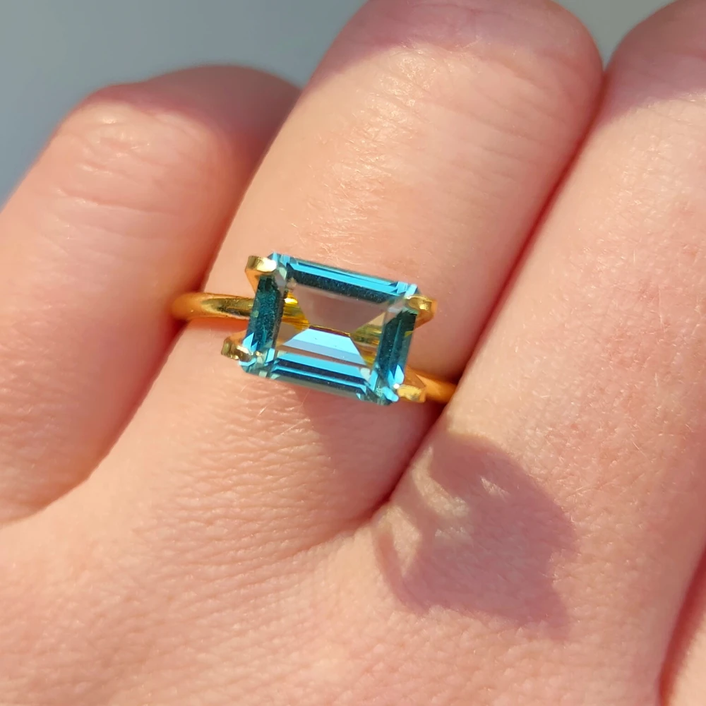 Рисунок 2 - Ограненный аквамарин 1+ ct